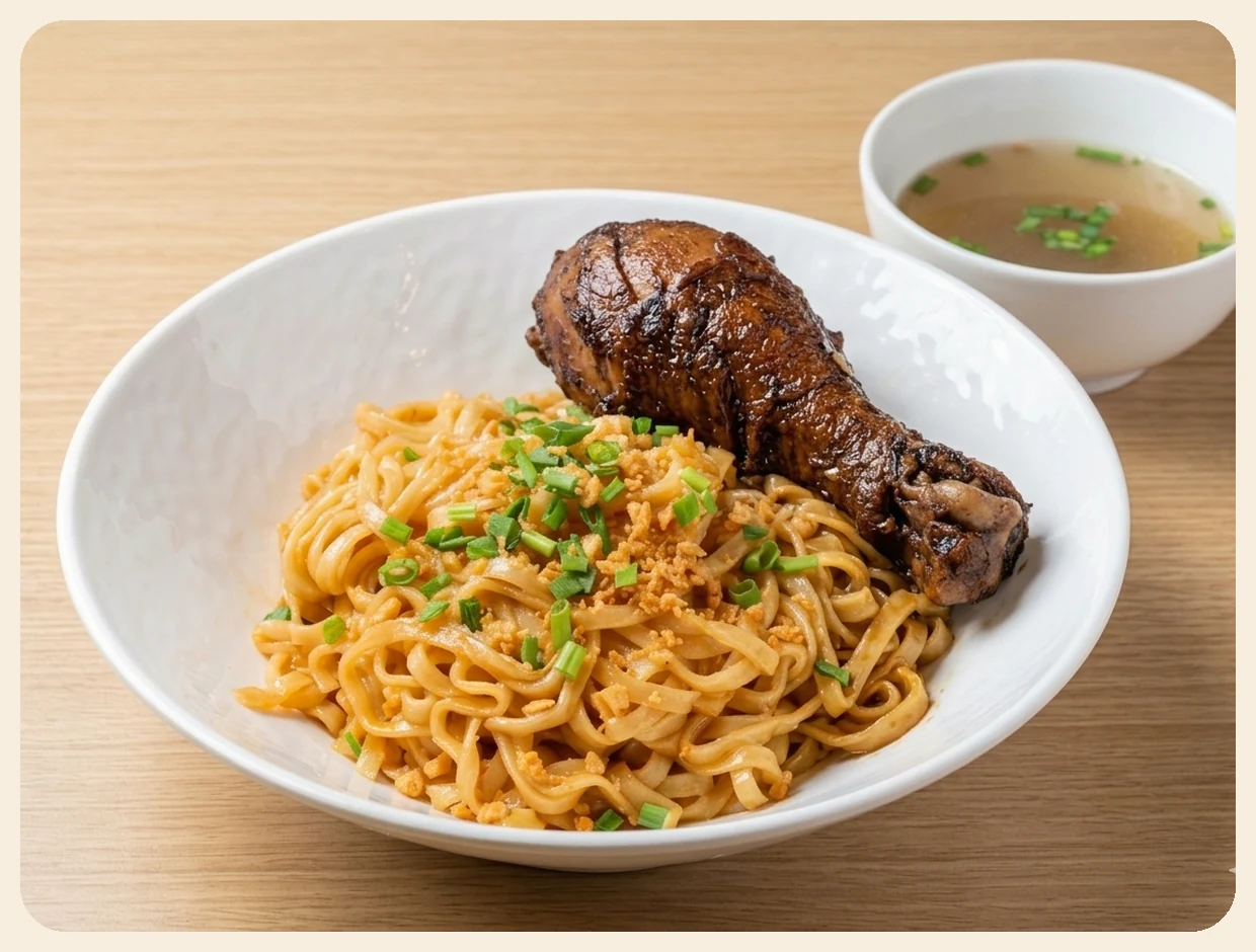 Noodle Si Chat (Chicken Drumstick)