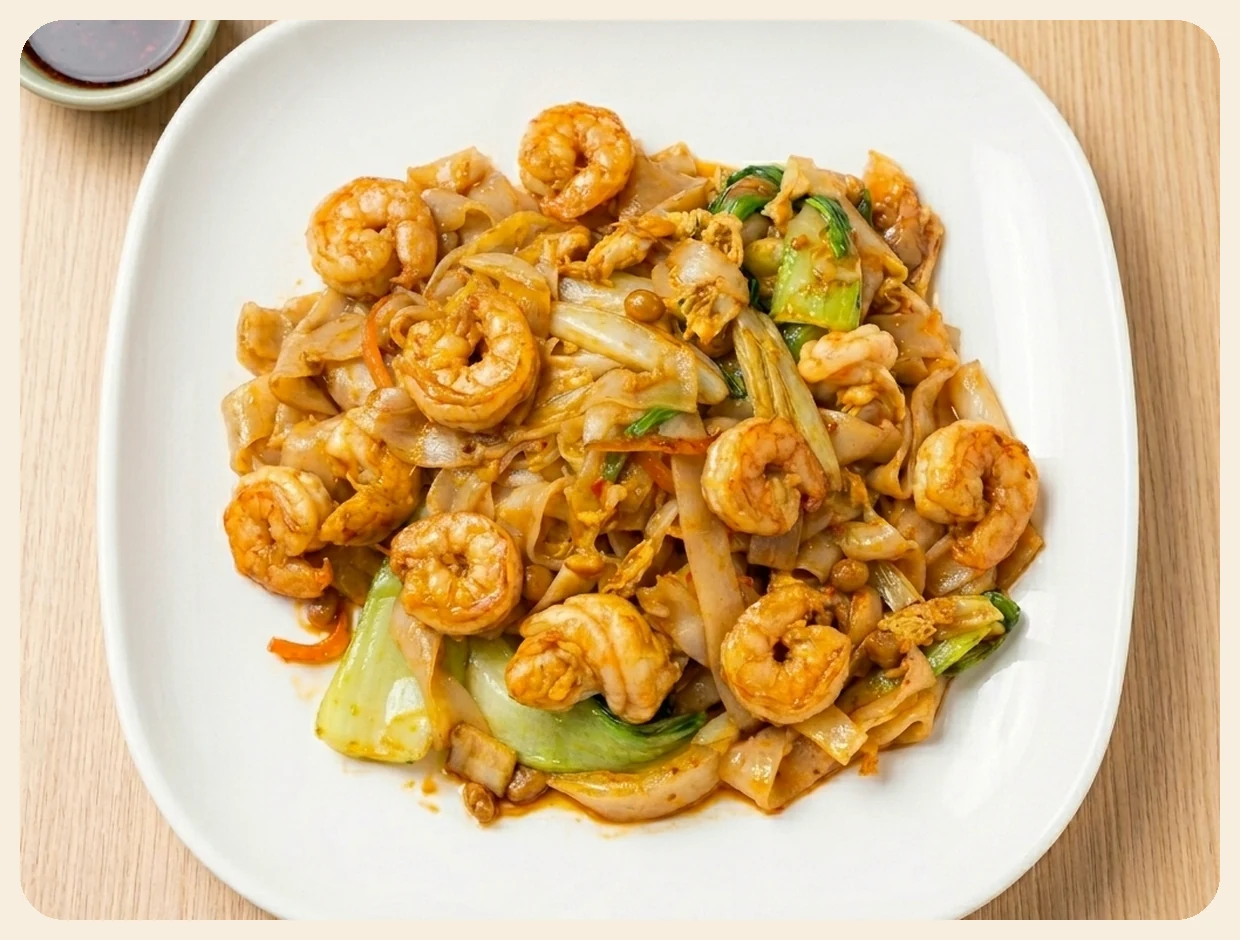 Soe Soe Smoky Flame Noodle (Prawn & Chicken)