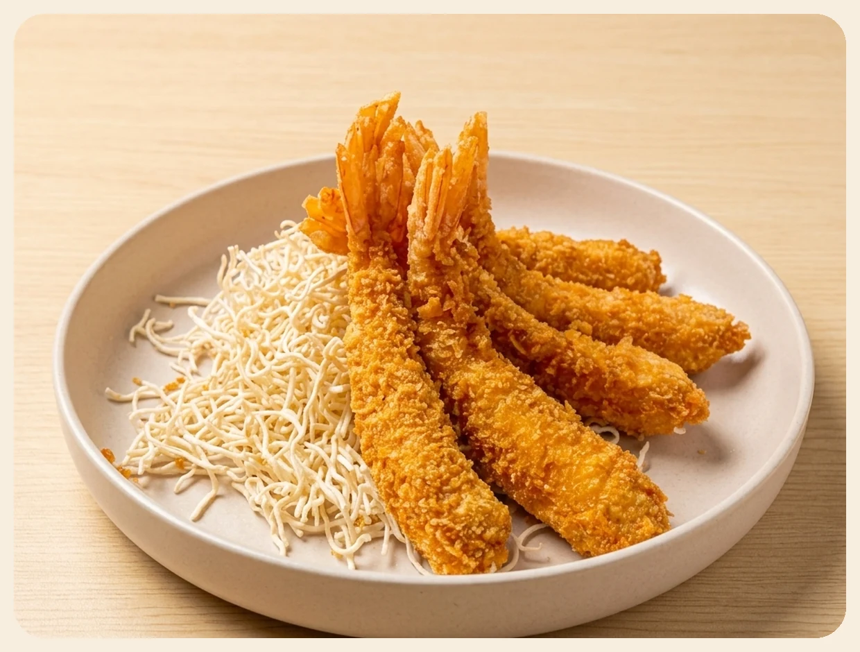 Golden Crispy Prawns