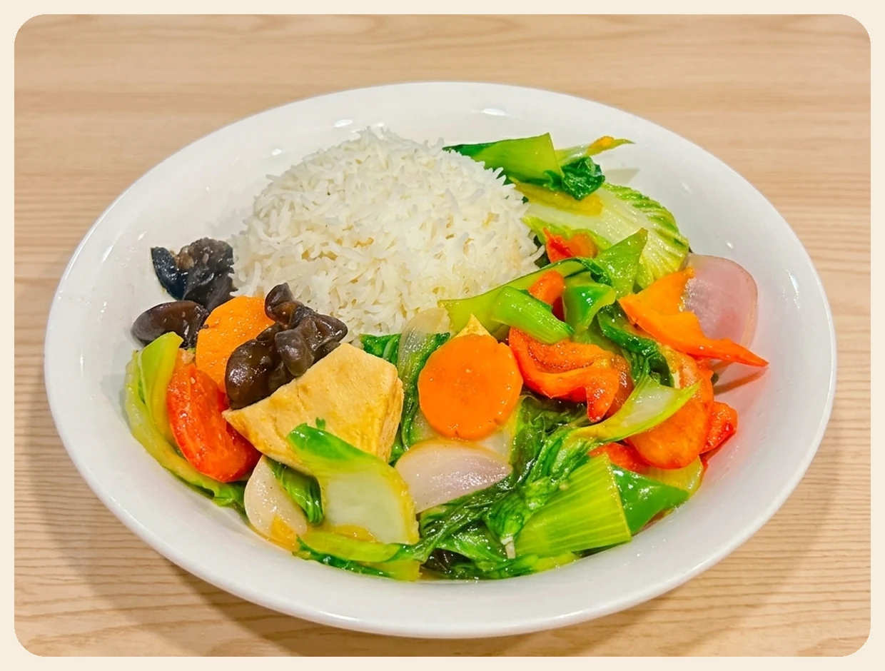 WOK Vege with Rice